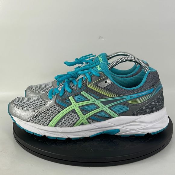 Asics Gel-Contend Gray/Blue Athletic Running Shoes T5F9N Women’s Size 8.5 - Picture 8 of 12